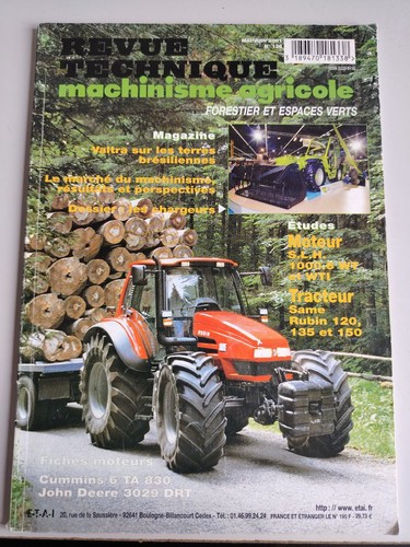 Revue technique tracteur same - revue,