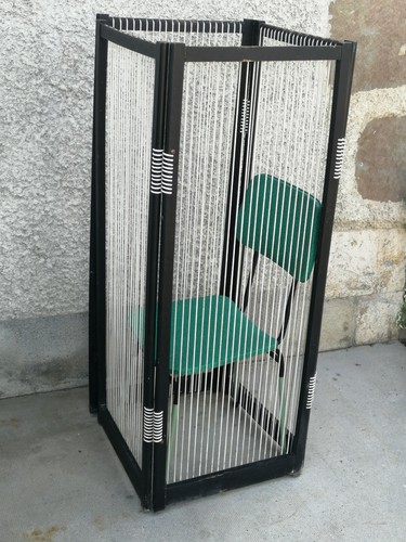 Ancien paravent design tigien - paravent,