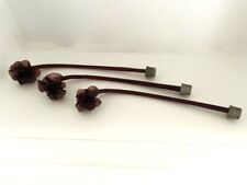 3 Pièces Verre Lustre Murano Barovier Crochet Diamètre 1,9 CM