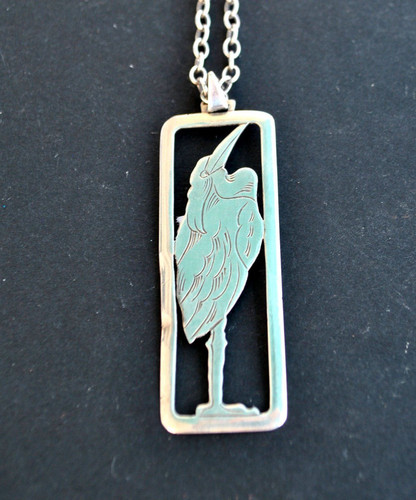Collier pendentif japonisant - collier,