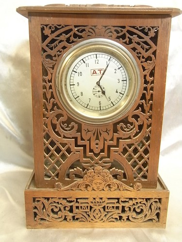 Pendule borne de - ,