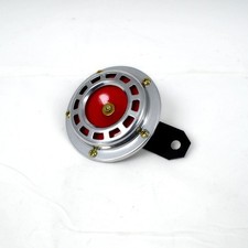 Corne chromée 12V rouge