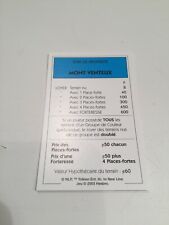 CARTE MONT VENTEUX PIÈCE