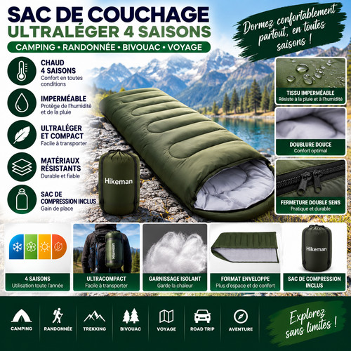 Sac couchage saisons - couchage, 4