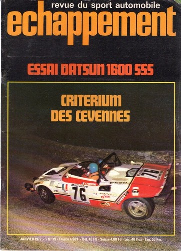 Echappement 1972 criterium - echappement,