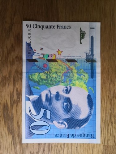 Billet francs saint - 50,