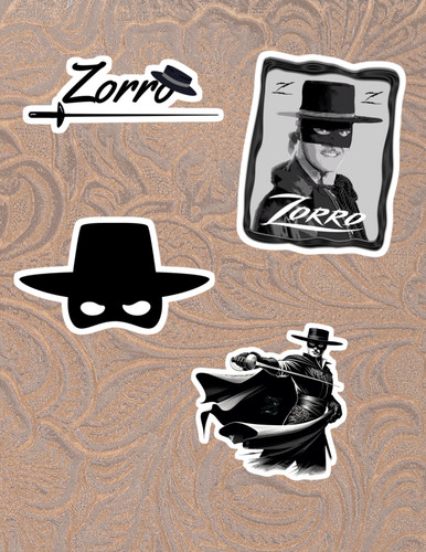Zorro western movie 4pc - movie,