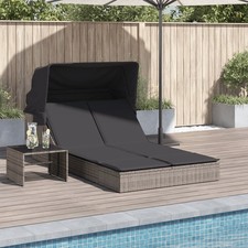 Chaise Longue Double et Auvent