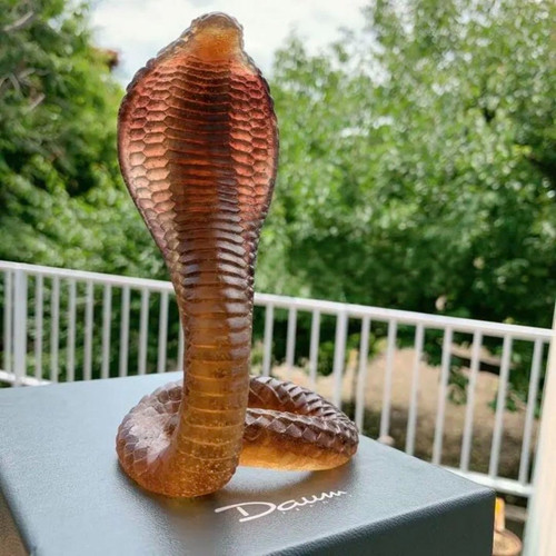 Verre cristal cobra - , serpent