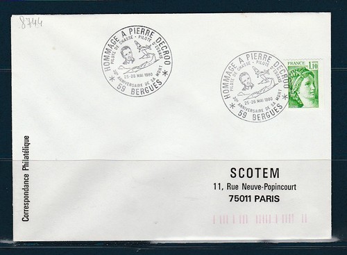 Frd enveloppe avion hommage - frd,