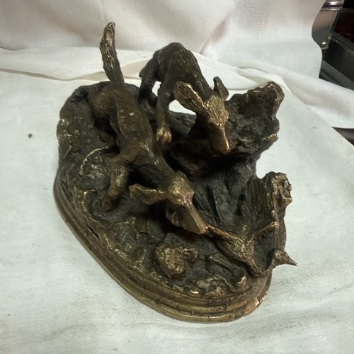 Bronze chien lévriers 19 - bronze,