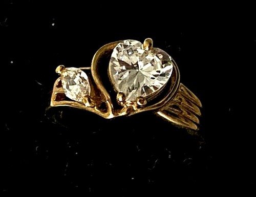 Bague plaqué vintage - or,