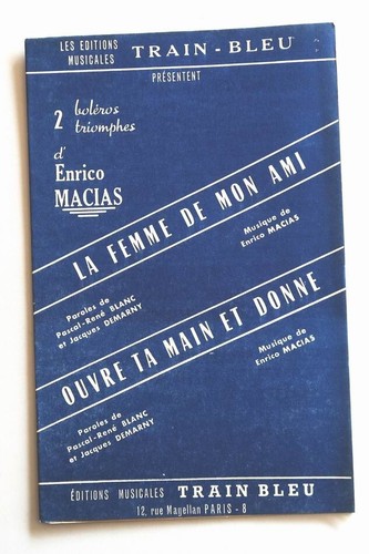 Partition sheet music enrico - partition,