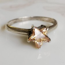 Belle bague en argent massif