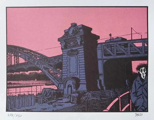 Tardi le pont de - ,