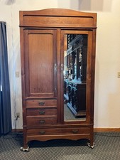 French Oak Art Nouveau Style
