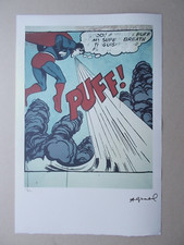 Serigraphie , Andy Warhol " Superman "  Tirage 100 Ex , Castelli / Israel