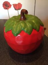 AUTHENTIQUE BAC A GLAÇONS VINTAGE FRAISE ANNÉES 70 OBJET D'ORIGINE ANCIEN DECO