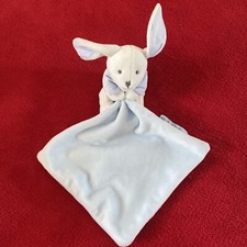 ?? Doudou Plat Lapin Blanc Bleu Noeud Papillon - Doudou Et Compagnie NEUF