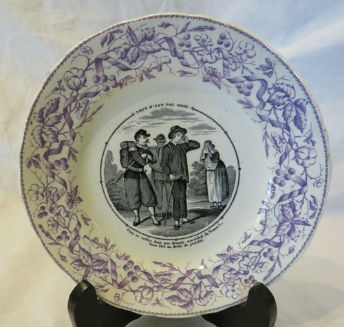 Bordeaux vieillard assiette - *,