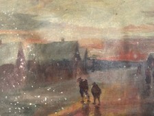 Très Belle Peinture Huile Sur