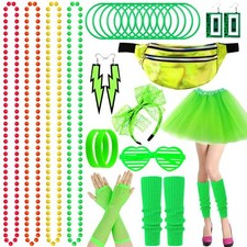 11PCS Déguisement Année 80