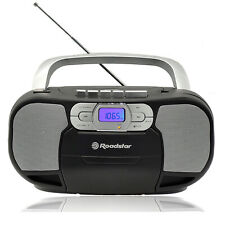 Radio CD Cassette Portable Numerique PLL FM, Lecteur CD-MP3, USB, AUX-IN  Roadst