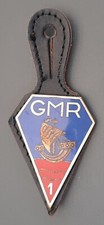 Insigne Badge sur cuir 1° GMR