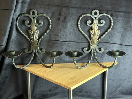 Paire appliques art - art, déco