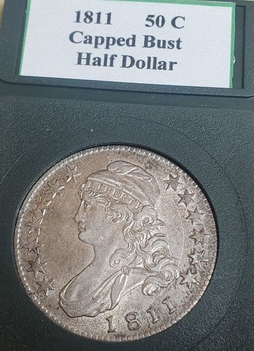 1811 capped bust half 50c - 1811,