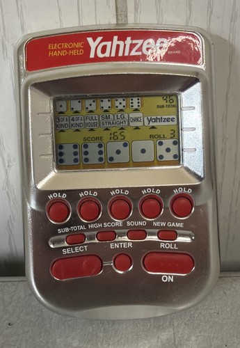 Vintage yahtzee hand held - vintage,