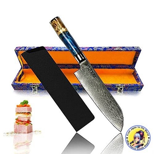 Couteau cuisine utaki damas - cuisine,