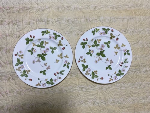 Assiettes 2 fraises - 28, cm