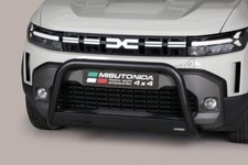 Protection avant PARE BUFFLE DACIA Duster 3 phase III 2024 2025 CE NOIR  Ø63 mm