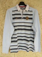 Polo maillot rugby QUINZE de FRANCE XV FFR NIKE coton shirt manches longues S