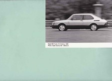 photo de presse / press photo original SAAB 900 Turbo 16 Aero 1986