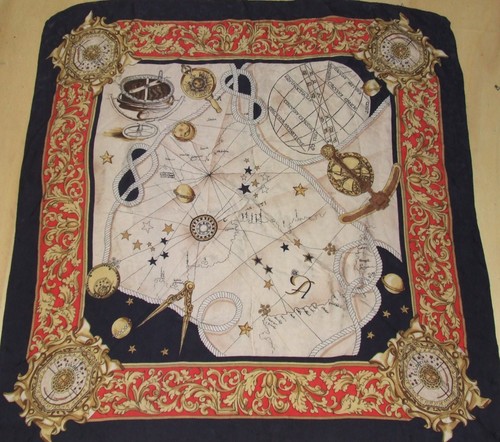 Foulard 100 pura soie vintage - 100%,