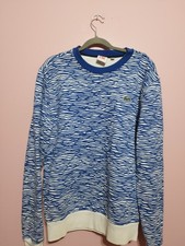 Lacoste Pull Taille S Super Rare Bleu Bon Etat