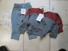 LOT neuf VETEMENTS BEBE TAILLE 80 9 - 12 mois PANTALON 2 SWEATS