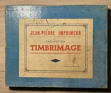 Boîte De Tampons En Forme De Argent Timbrimage Jean Pierre Imprimeur Numéro 1124