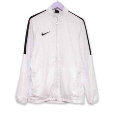 Veste À Vent Nike Blanche Et