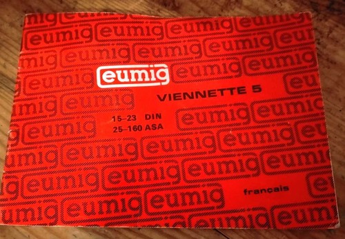 Notice caméra eumig - notice,