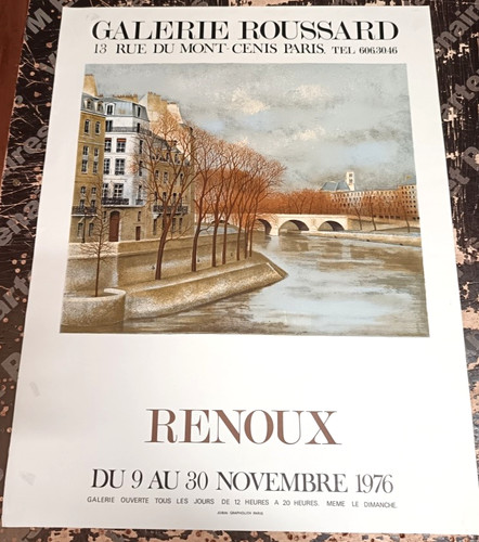 Affiche exposition peintre - affiche,