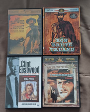 Lot de 4 DVD films avec Clint EASTWOOD Western classiques