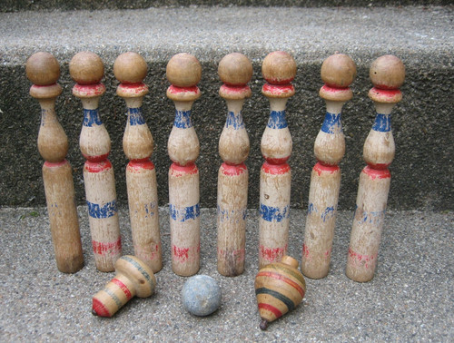 Ancien jeu quilles 2 - quilles,