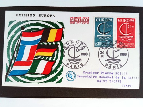 1966 cept europa france - -,