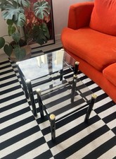 Tables design Yves Boutboul – vintage années 80/90 – style Memphis / moderniste