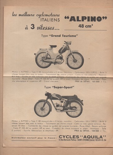 Advertising old - (motorcycle),