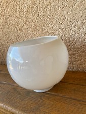boule en verre opaque lampadaire