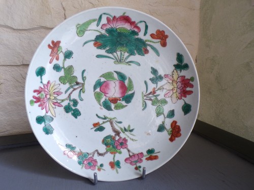 Assiette chinoise ancienne